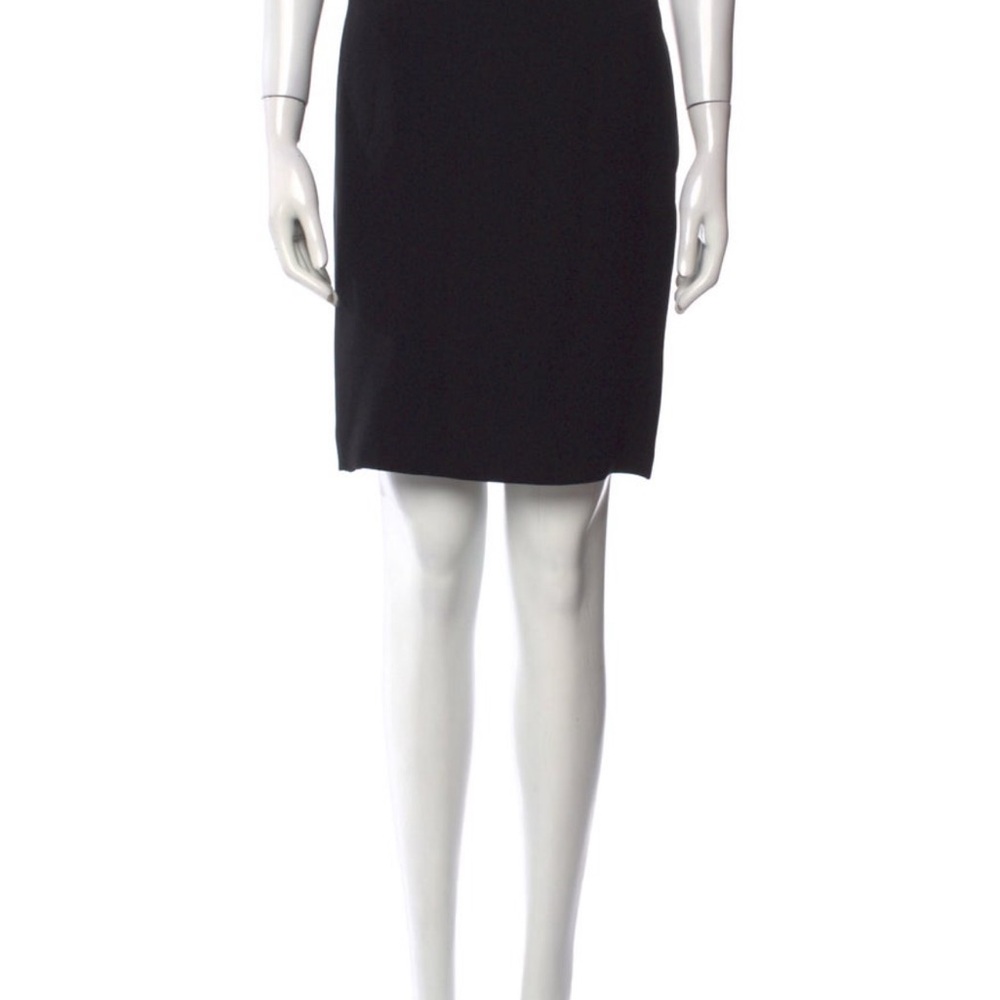 Vintage Giorgio Armani Black Pencil Skirt